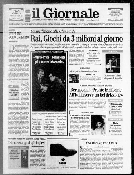 Il giornale : quotidiano del mattino